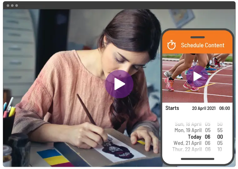 video scheduling