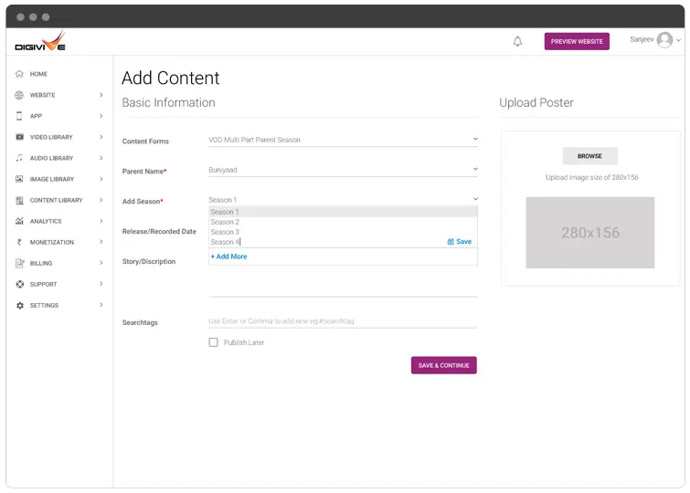 Advanced content management system 
